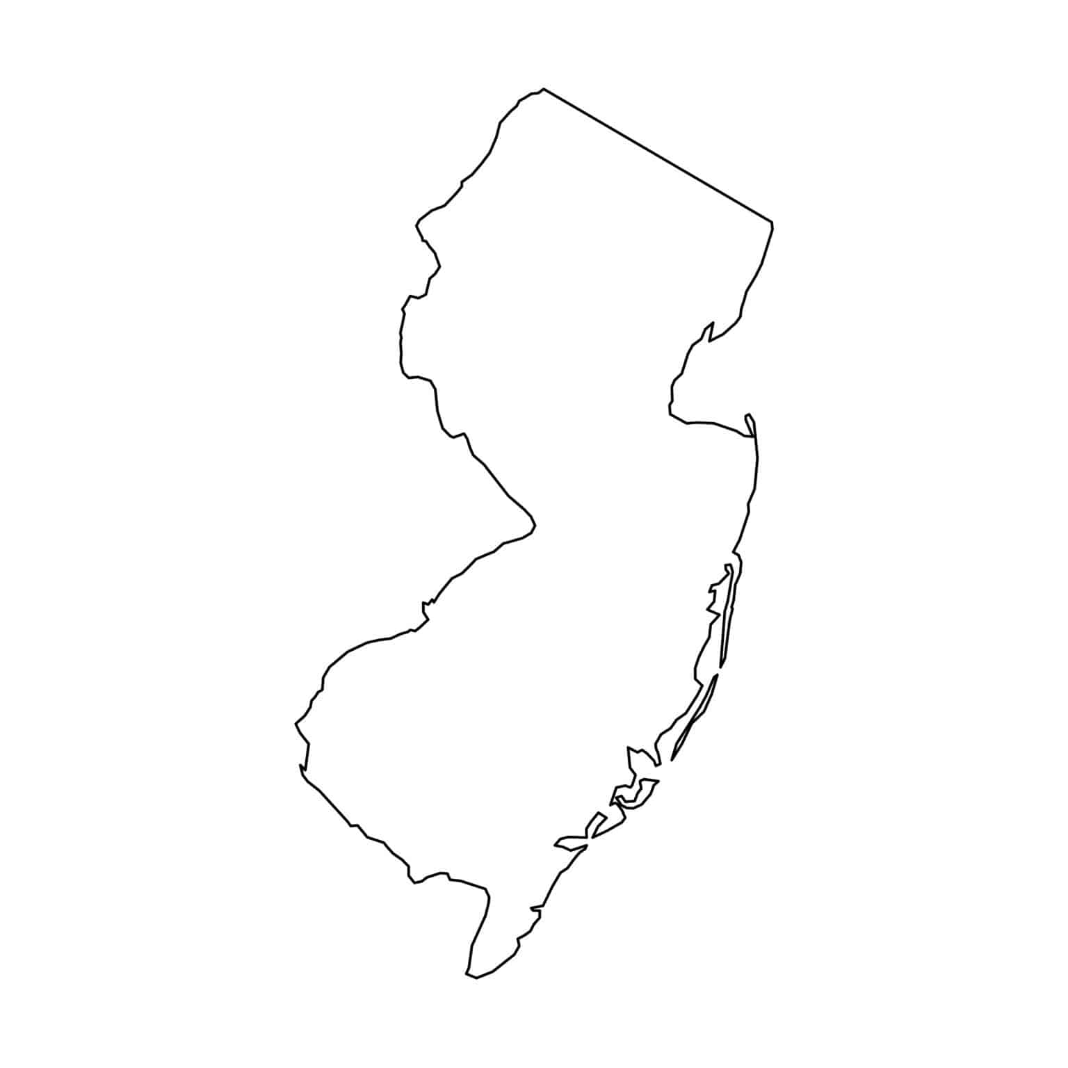 New Jersey Map Vector Clipart Full Size Clipart 56442 - vrogue.co