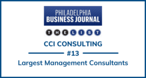 CCI Consulting Ranked Top Management Consultant by Philadelphia Business Journal Book of Lists 2021
